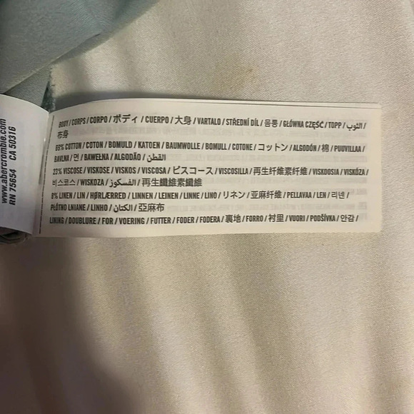 Hollister open back tie dress, Size XS - Picture 6 of 6